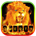 ”Fire Lion Keyboard + Wallpaper