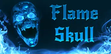 Flame Skull Keyboard Theme