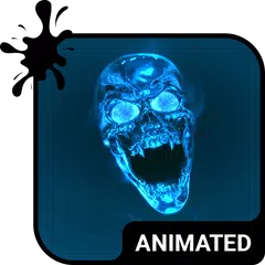 Скачать Flame Skull Keyboard Theme APK