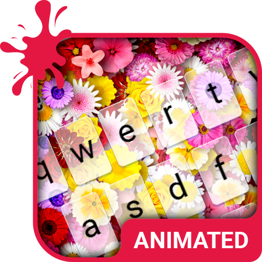 Flowers Animated Keyboard + Li