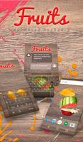 Fruits Animated Keyboard Plakat