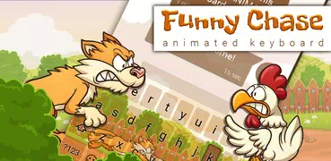 Funny Chase Animated Keyboard