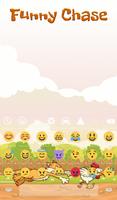 Funny Chase Animated Keyboard syot layar 3