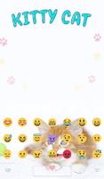 Kitty Cat Keyboard & Wallpaper ảnh chụp màn hình 3