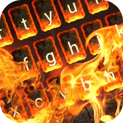 Burning Keyboard Wallpaper HD