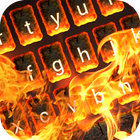 Burning Keyboard Wallpaper HD ícone