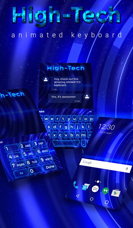 High Tech Animated Keyboard Live Wallpaper For Android Apk Download