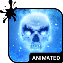 Ice Skull Keyboard & Wallpaper APK
