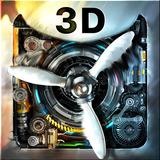 3D Aircraft Dynamic Wallpaper biểu tượng