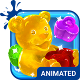 Jelly Bears Animated Keyboard + Live Wallpaper icône