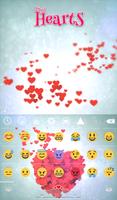 Hearts Live Wallpaper Keyboard ảnh chụp màn hình 3