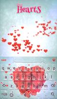 Hearts Live Wallpaper Keyboard ảnh chụp màn hình 1