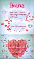 Hearts Live Wallpaper Keyboard ảnh chụp màn hình 2