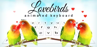 Lovebirds Keyboard + Wallpaper