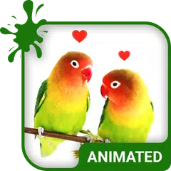 Lovebirds Keyboard + Wallpaper APK Herunterladen