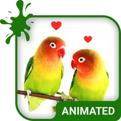 Lovebirds Keyboard + Wallpaper Icon