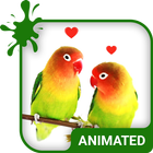 Lovebirds Keyboard + Wallpaper icône