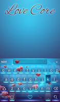 Love Core Keyboard & Wallpaper capture d'écran 1
