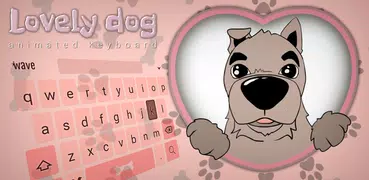 Lovely Dog Animated Keyboard +