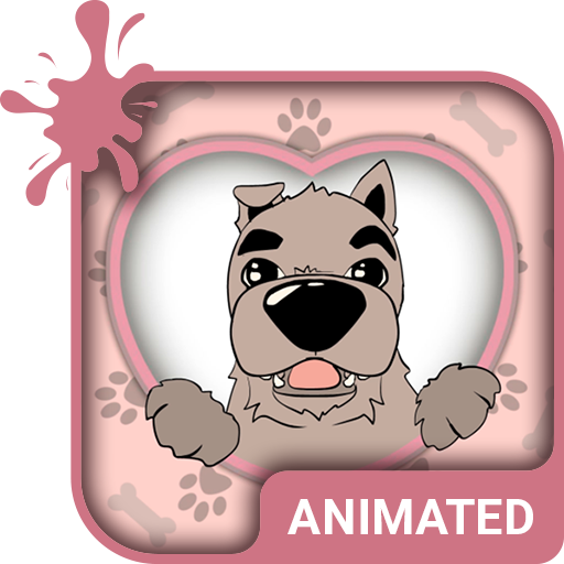 Lovely Dog Animated Keyboard +
