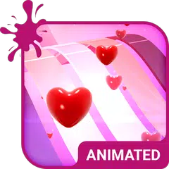 Скачать Love Wave Animated Keyboard +  APK