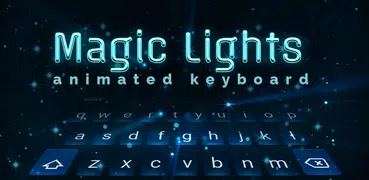 Magic Lights Animated Keyboard + Live Wallpaper