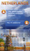 Netherlands Animated Keyboard ảnh chụp màn hình 2