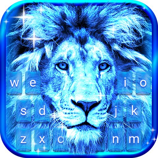 Neon Lion Animated Keyboard + 