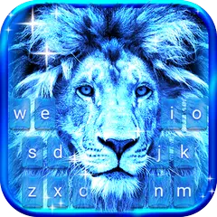 download Neon Lion Keyboard & Wallpaper APK