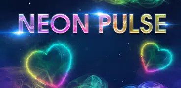 Neon Pulse Animated Keyboard + Live Wallpaper