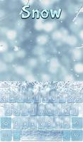 Snow Keyboard & Wallpaper ảnh chụp màn hình 1