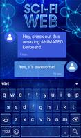 برنامه‌نما SCI-FI WEB Animated Keyboard + عکس از صفحه