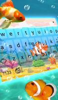 Sea Life Keyboard & Wallpaper capture d'écran 1