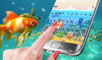 Sea Life Keyboard & Wallpaper تصوير الشاشة 2