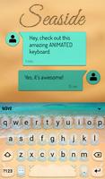 Seaside Keyboard + Wallpaper ảnh chụp màn hình 2