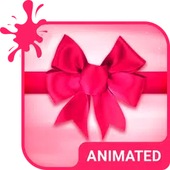 Silky Pink Animated Keyboard + APK download