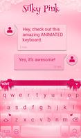 Silky Pink Animated Keyboard + captura de pantalla 2