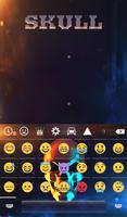 Skull Keyboard & Wallpaper ảnh chụp màn hình 3