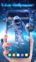 Space Walk Animated Keyboard + โปสเตอร์