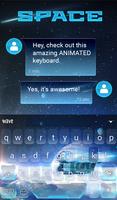 Space Keyboard & Wallpaper ảnh chụp màn hình 2