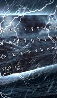 Stormy Sea Keyboard Wallpaper captura de pantalla 3