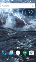 Stormy Sea Keyboard Wallpaper captura de pantalla 1