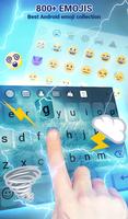 برنامه‌نما Storm Keyboard Live Wallpaper عکس از صفحه