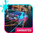 Street Race Animated Keyboard  biểu tượng