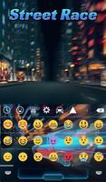 Street Race Animated Keyboard  ảnh chụp màn hình 3