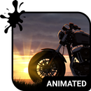 Sunset Ride Animated Keyboard APK