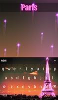 Paris Wallpaper Keyboard Theme اسکرین شاٹ 1