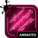 Pink Neon Keyboard & Wallpaper APK