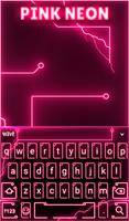 Pink Neon Keyboard & Wallpaper ảnh chụp màn hình 1