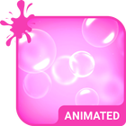 Pink Bubbles Wallpaper icône